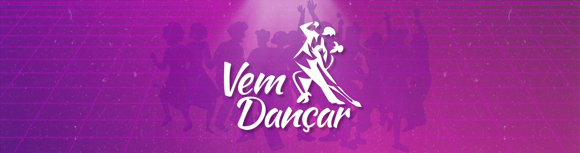 Arte com o logo do programa Vem Dançar.