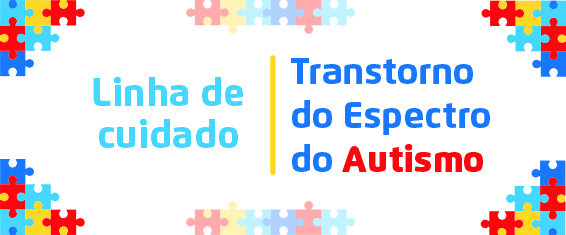 O banner conta com peças de quebra-cabeça nas bordas do banner nas cores azul, amarelo e vermelho. Possui um texto escrito 